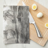 USS-grondwet Theedoek (Quarter Fold)