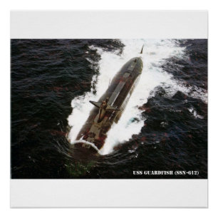 USS GUARDFISH PERFECT POSTER