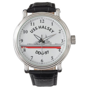 USS HALSEY - DDG-97 - ARLEIGH BURKE WATCH HORLOGE