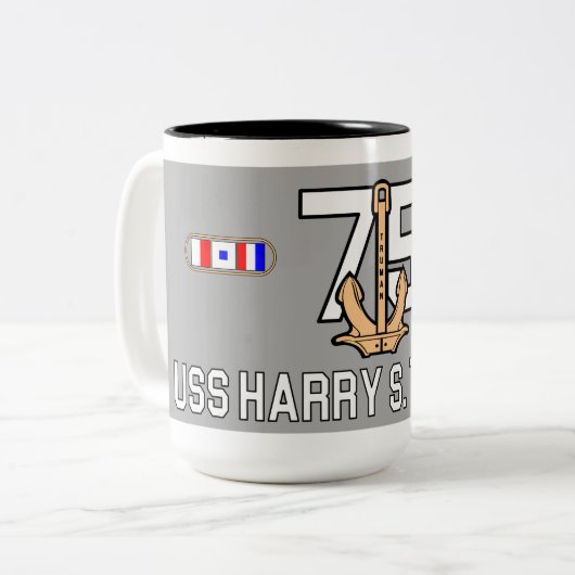 USS HARRY S. TRUMAN MOK CVN-75 BUCK STOPS HIER (Voorkant links)