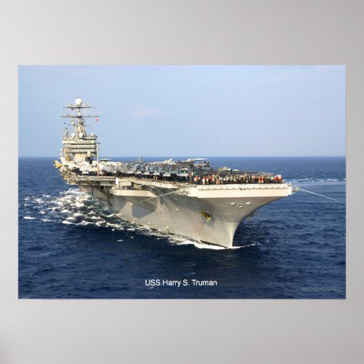 USS Harry S. Truman Poster (Voorkant)