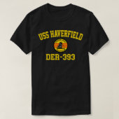 USS Haverfield DE393 Tonkin Gulf Yacht Club T-shirt (Design voorkant)
