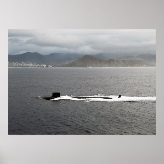 USS Hawaii (SSN 776) Poster (Voorkant)