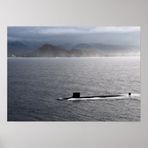 USS Hawaii (SSN 776) Poster