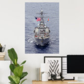 USS Hopper (DDG 70) Poster (Thuiskantoor)