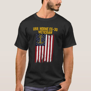 USS Horne CG 30 Cruiser Veterans Day Vaderdag T-shirt