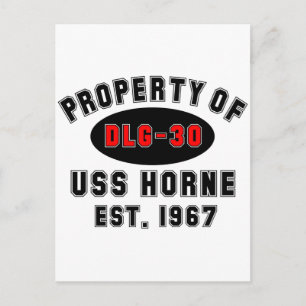 USS Horne DLG-30 Briefkaart