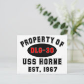 USS Horne DLG-30 Briefkaart (Staand voorkant)