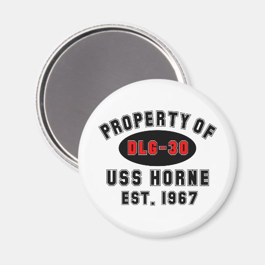 USS Horne DLG-30 Magneet (Voorkant / Achterkant)