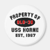 USS Horne DLG-30 Magneet (Voorkant)