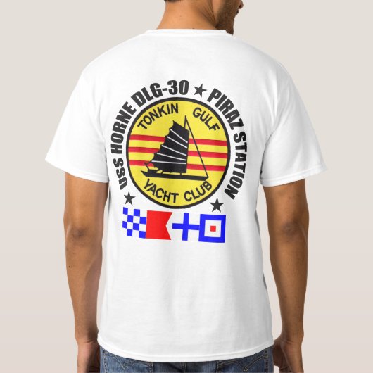 USS Horne DLG 30 Piraz-station T-shirt (Achterkant)