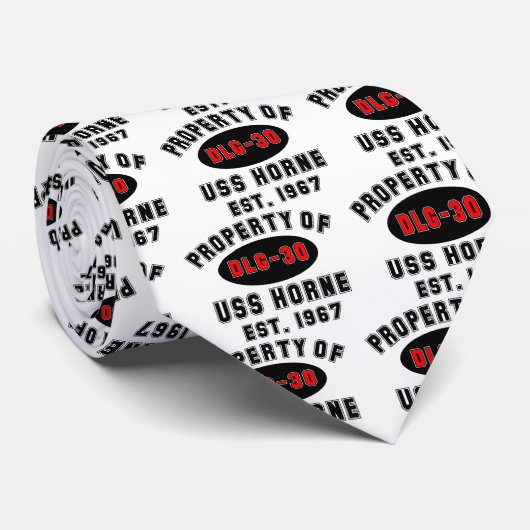 USS Horne DLG-30 Stropdas (Opgerold)