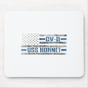 USS Hornet WWII Vliegtuig Carrier CV-8 US Army Muismat