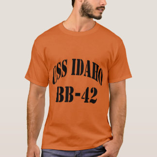 USS IDAHO BB42 SHIPS STORE T-SHIRT