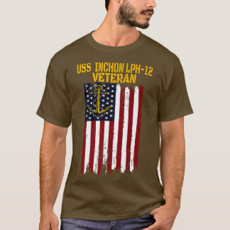 USS Inchon LPH12 Amphibious Ship Helicopter Carrie T-shirt