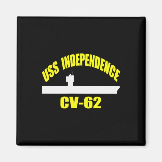 USS Independence CV-62 Vliegtuig Carrier Fathers D Magneet (Voorkant)