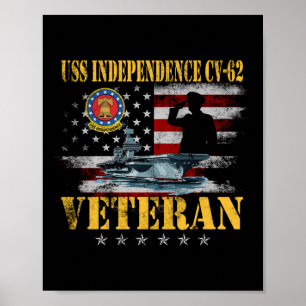  USS Independence CV-62 Vliegtuig Carrier FL Poster