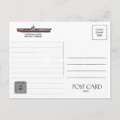 USS INDEPENDENCE CVA-62 CARRIER Briefkaart (Achterkant)
