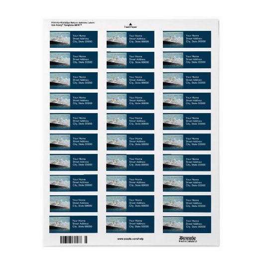 USS Independence & SS-grondwet Etiket (Full Sheet)