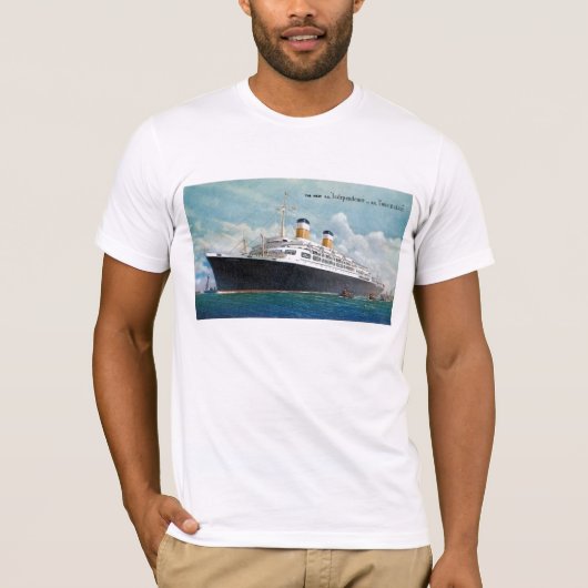 USS Independence & SS-grondwet  T-shirt (Voorkant)
