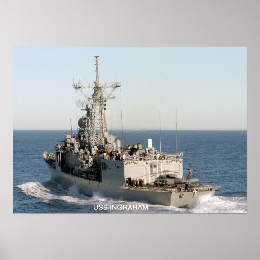 USS Ingraham (FFG 61) Poster (Voorkant)