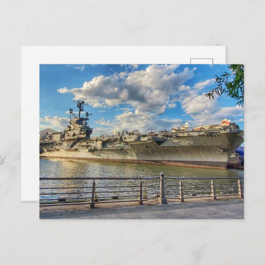 USS Intrepid Briefkaart (Voorkant / Achterkant)