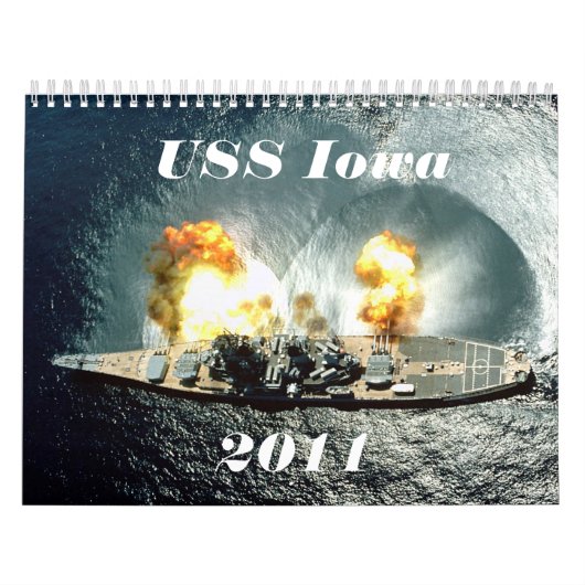 USS Iowa Agenda Kalender (Hoes)