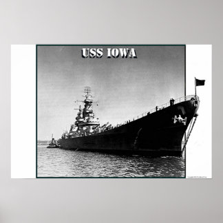 USS Iowa Poster