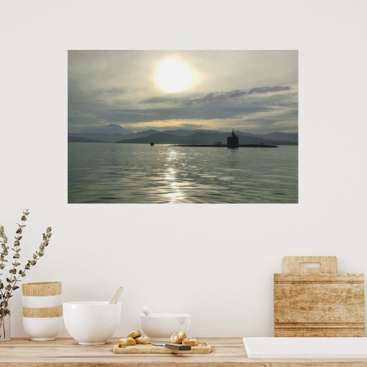 USS Jacksonville (SSN 699) Poster (Keuken)