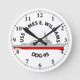 USS JAMES E. WILLIAMS - ARLEIGH BURKE RONDE KLOK
