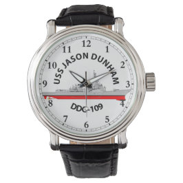 USS JASON DUNHAM - DDG-109 - ARLEIGH BURKE WATCH HORLOGE