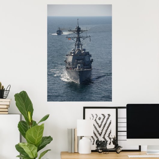 USS Jason Dunham (DDG 109) Poster (Thuiskantoor)