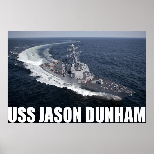 USS Jason Dunham Poster (Voorkant)