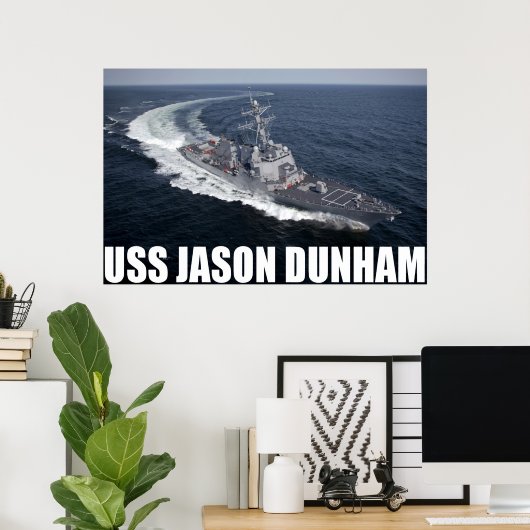 USS Jason Dunham Poster (Thuiskantoor)