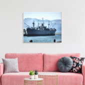 USS Jeremiah O'Brien Canvas Afdruk (Insitu (Woonkamer))