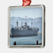 USS Jeremiah O'Brien Metalen Ornament (Links)