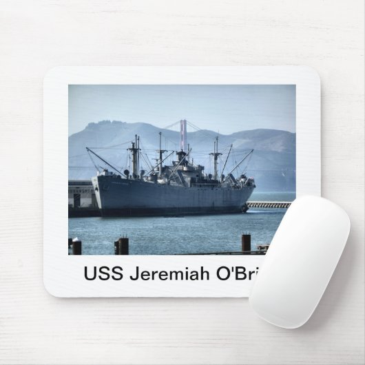 USS Jeremiah O'Brien Muismat (Met muis)