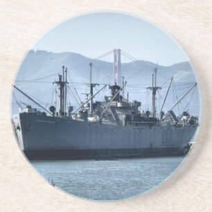 USS Jeremiah O'Brien Zandsteen Onderzetter