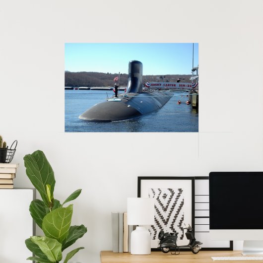 USS Jimmy Carter (SSN 23) Poster (Thuiskantoor)