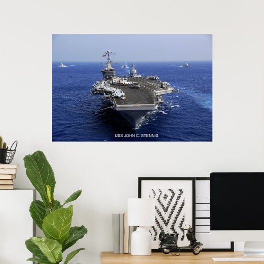 USS John C. Stennis Poster (Thuiskantoor)