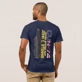 USS JOHN C. STENNNIS CVN-74 T-Shirt (Achterkant volledig)