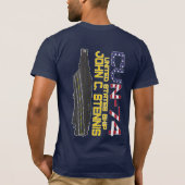 USS JOHN C. STENNNIS CVN-74 T-Shirt (Achterkant)