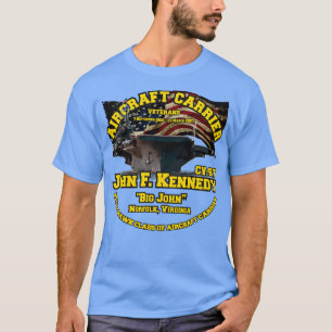 USS John F Kennedy CV67 supercarrier T-shirt