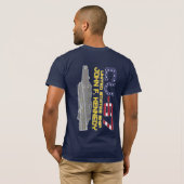 USS JOHN F. KENNEDY CV-67 T-Shirt (Achterkant volledig)