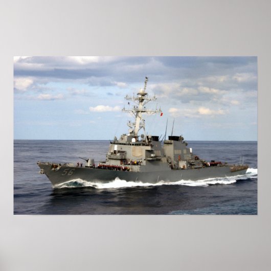 USS John S. McCain (DDG 56) Poster (Voorkant)
