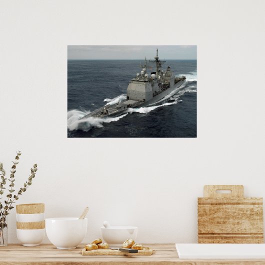 USS-kanselier (CG 62) Poster (Keuken)