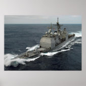 USS-kanselier (CG 62) Poster (Voorkant)