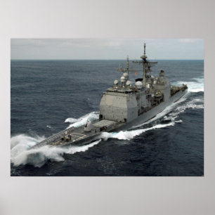 USS-kanselier (CG 62) Poster