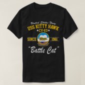 USS Kat Hawk CV63 T-shirt (Design voorkant)