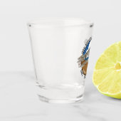 USS KAT HAWK CV-63 1961-2009 SHOT GLASS GLAS (Links)